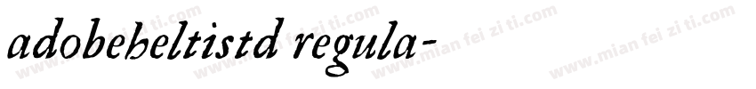 adobeheltistd regula字体转换